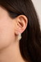 Heliophilia Silver Pendientes de Oro con Recubrimiento de Laca y Talla Única